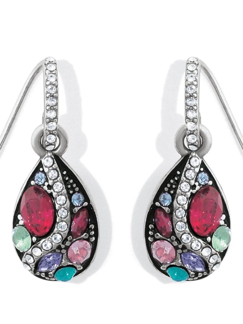 🆕💎 ‘TRUST YOUR JOURNEY’ BRIGHTON VINTAGE SWAROVSKI CRYSTAL EARRINGS - MINT